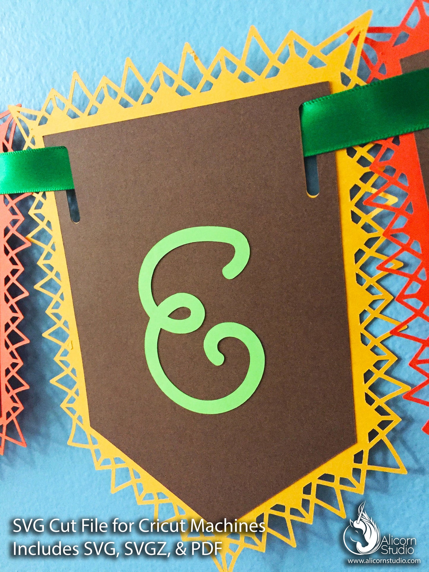 Avocado Banner SVG File Cut File for Cricut Birthday Party Decor
