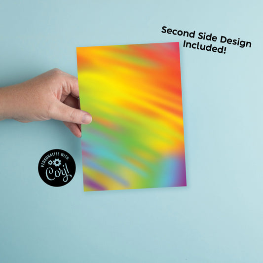 Tie Dye Birthday Party Invitation Editable Digital Download Rainbow Art