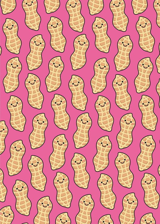 Peanut Invitation Birthday Party Editable Digital Download Kids Cute Kawaii Cartoon