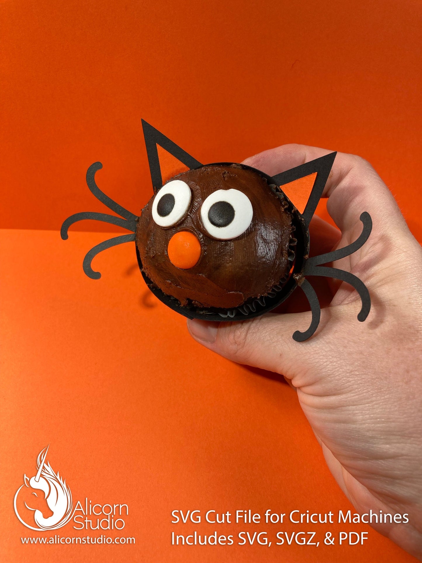 Halloween Cupcake Wraps 3D Paper SVG Cut File for Cricut Liner Wrapper Party Decor