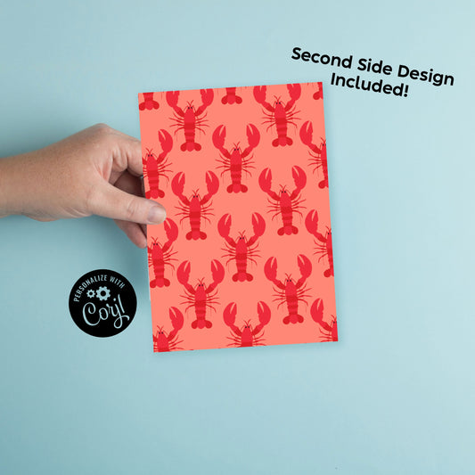 Lobster Boil Invitation Editable Digital Download Seafood Birthday Party Kids Cute