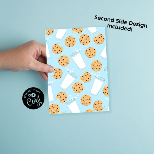 Chocolate Chip Cookie Birthday Party Invitation Editable Digital Download Cute Kids Sleepover