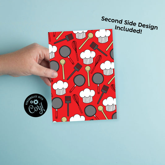 Chef Cooking Birthday Party Invitation Editable Digital Download Cute Kids Baking