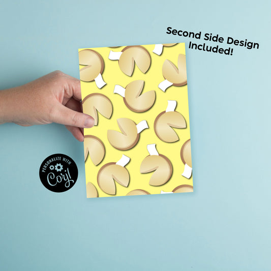 Fortune Cookie Birthday Party Invitation Editable Digital Download Cute Kids