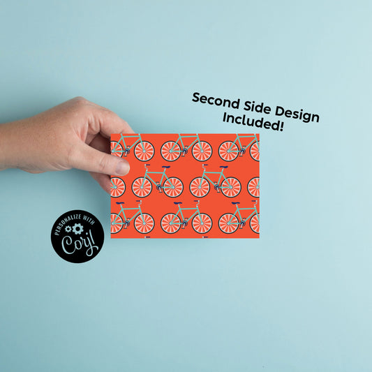 Bicycle Birthday Party Invitation Editable Digital Bike Kids Cute Cycling Download