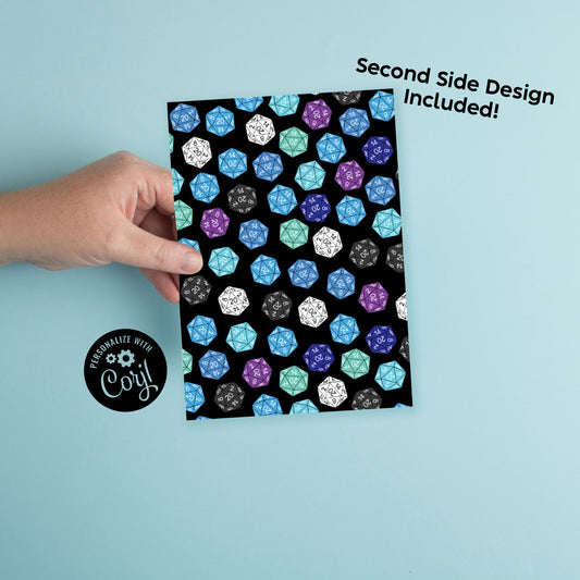 DND Dungeons and Dragons Birthday Party Invitation Editable Digital Download 20 Sided Dice Kids