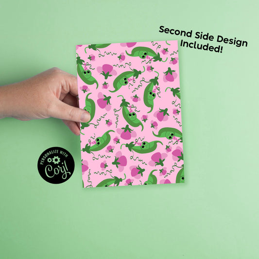 Sweet Pea Birthday Party Invitation Editable Digital Download Cute Kids 1st Toddler