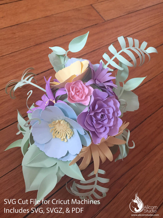 Easter Flower Pot SVG File Cut File for Cricut Party Floral Center Piece Decor