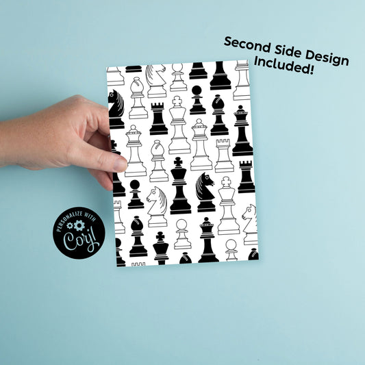 Chess Birthday Party Invitation Editable Digital Download Board Games Cute Kids
